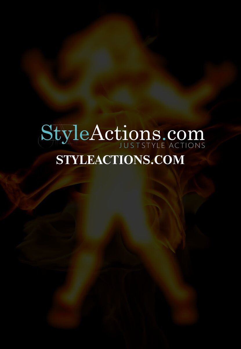 Fire Paint PSD Action
