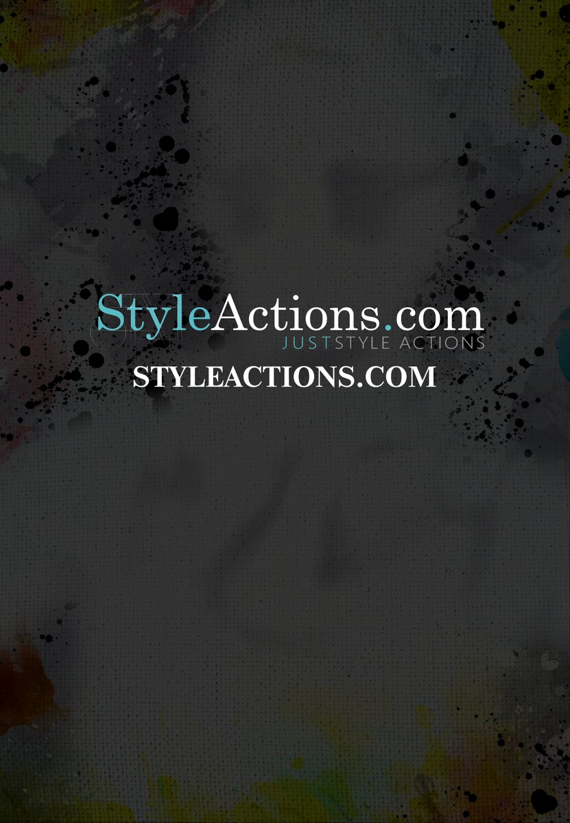 Splatter Paint PSD Action