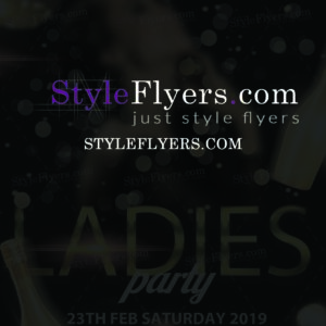 Ladies Night PS Animated Template PSD Flyer Template
