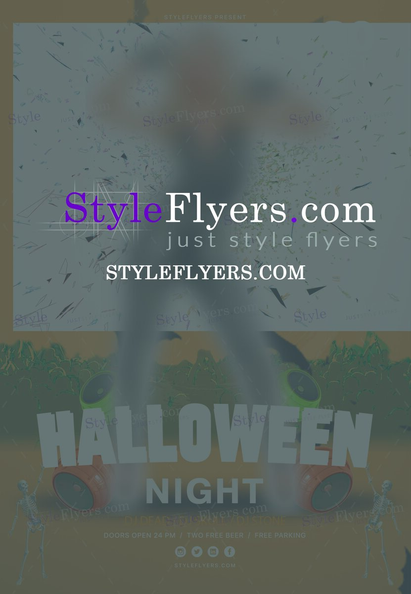 halloweenfreepsdflyer