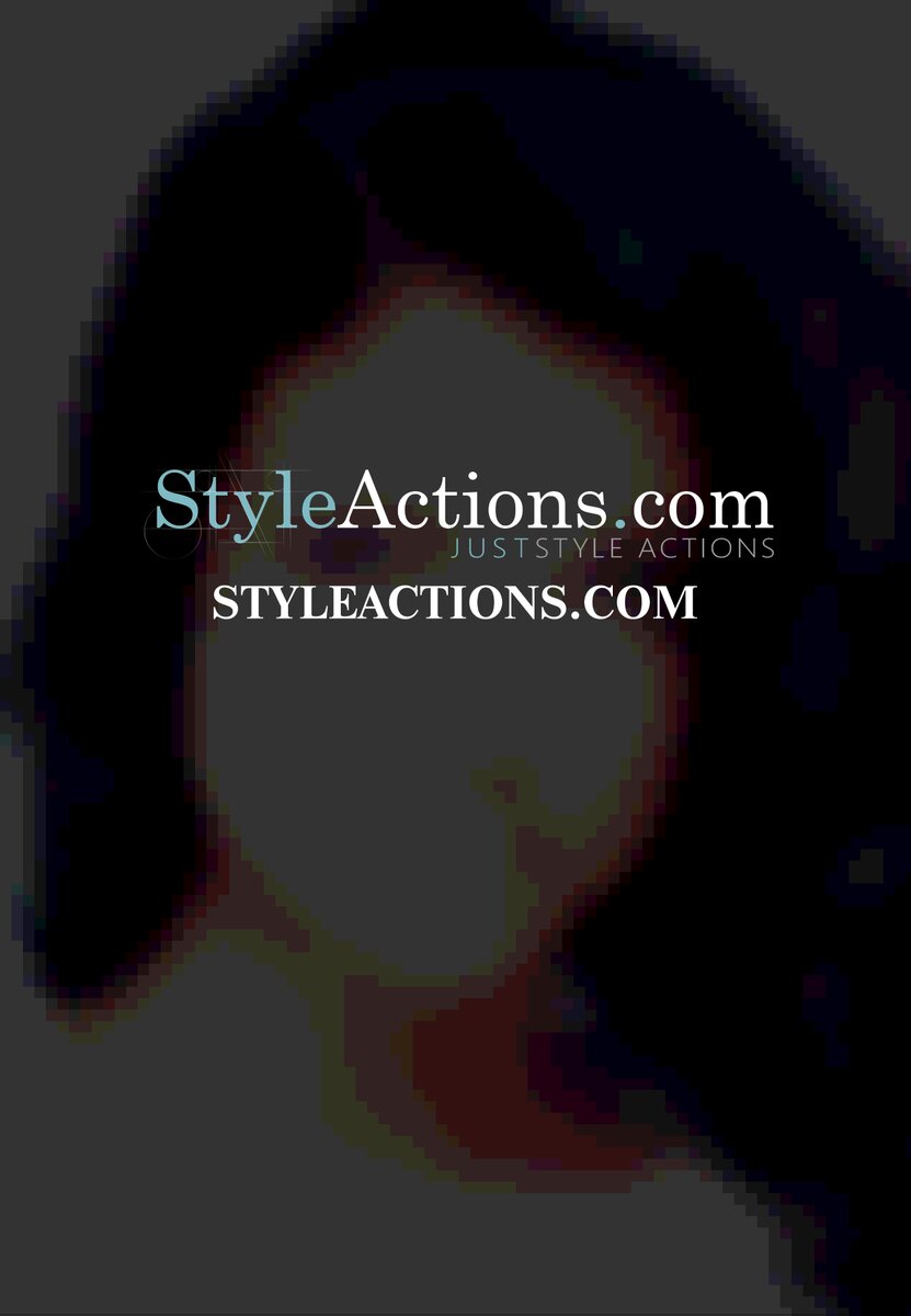 Pixel Portrait PSD Action
