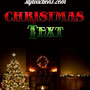 Christmas Text PSD Flyer Template