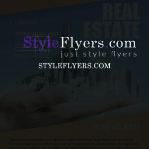 real estate PSD Flyer Template