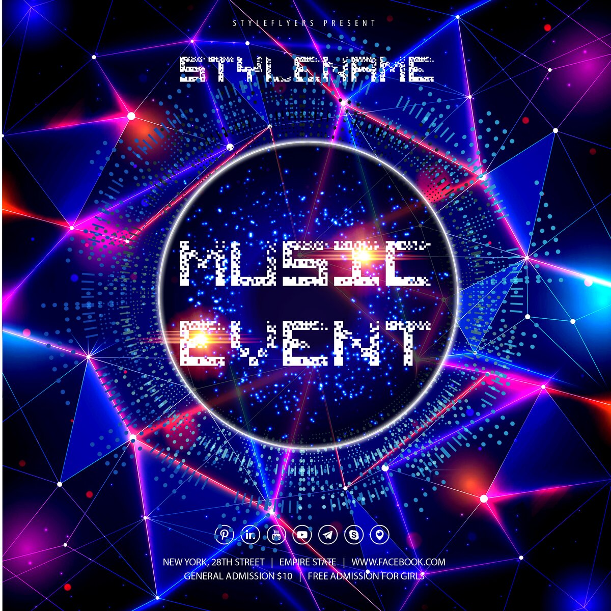 Music Event Animated Template