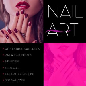 nailart PSD Flyer Template