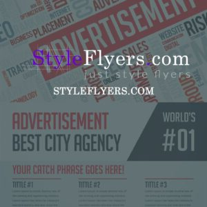 Advertisement PSD Flyer Template