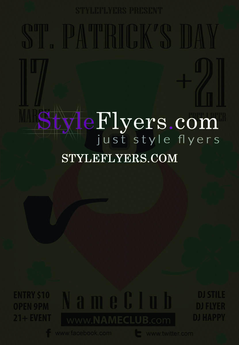 St. Patrick's Day PSD Flyer Template