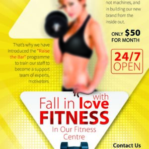 Fitness Love Flyer