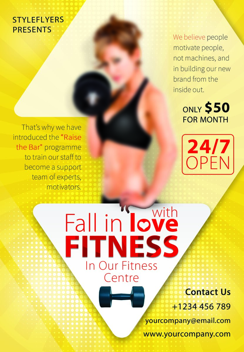 Fitness Love Flyer