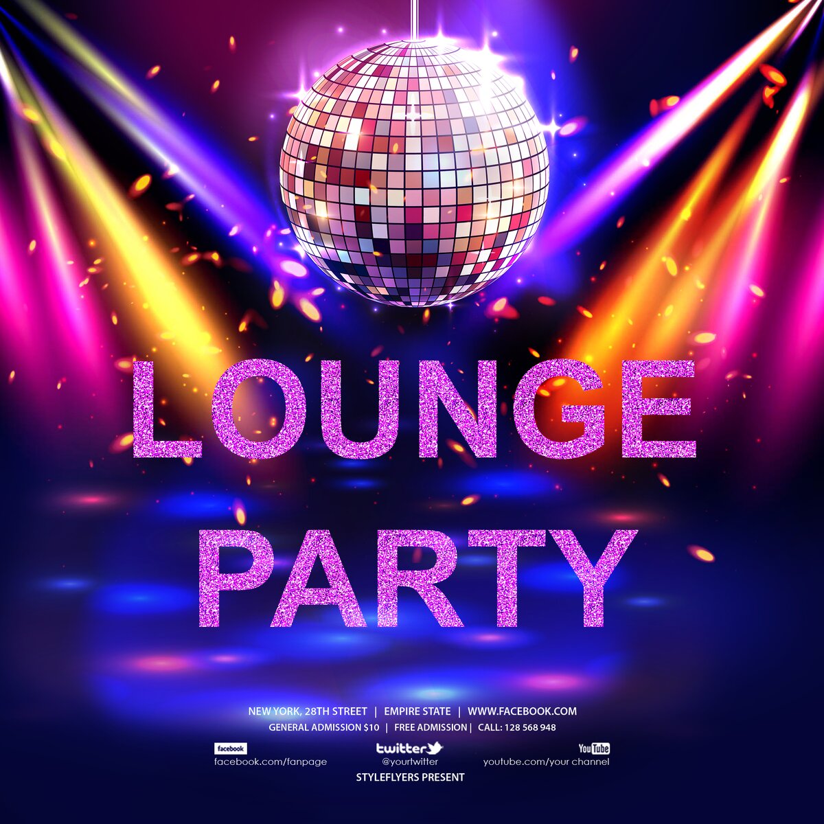 Lounge Party Animated Template
