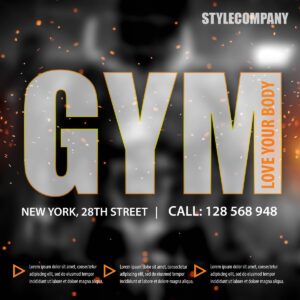 GYM PSD Flyer Template