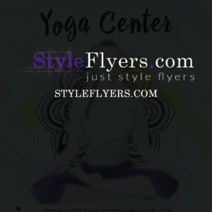 Yoga Center Flyer