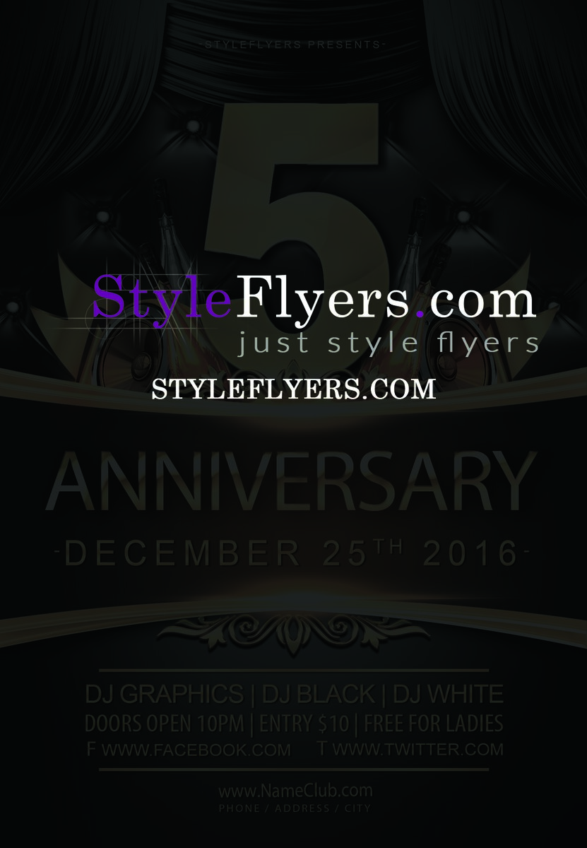 Anniversary Flyer