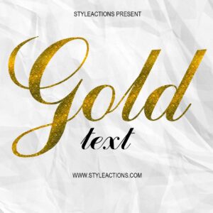 Gold Text Effect