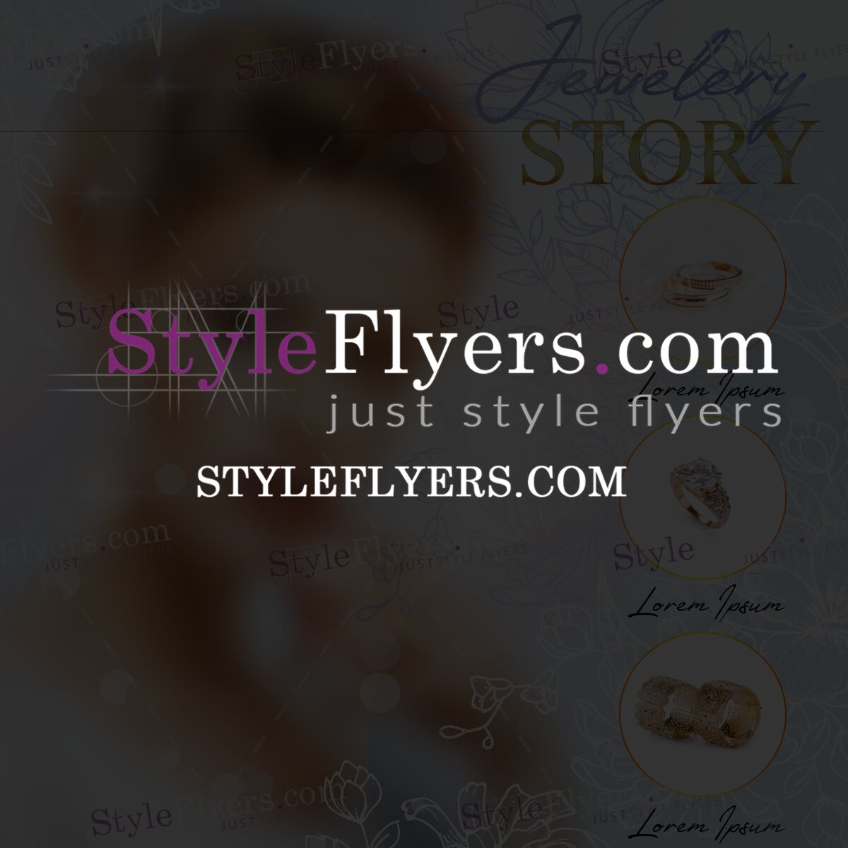 J story1 PSD Flyer Template