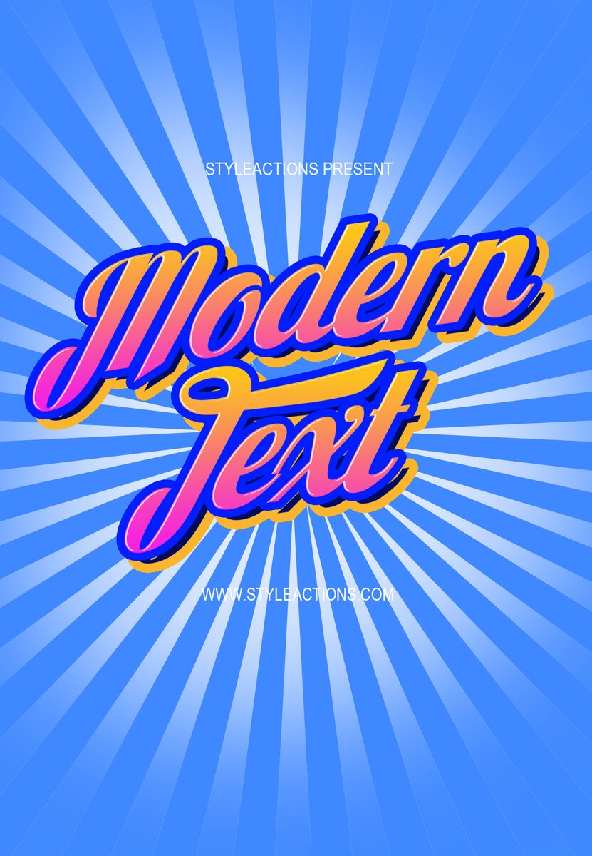 Modern Text Efffect