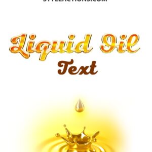 Liquid Oil Text