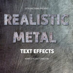 Realistic Metal Text Effects