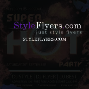 Super Hot Night PSD Flyer Template