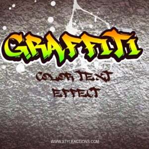 Graffiti Color Text Rffect