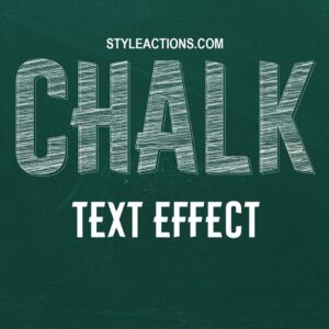 Chalk Text Effect