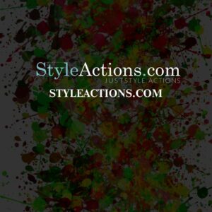 Splashed Modern Watercolor Art Photoshop Action