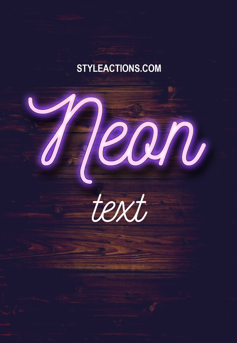 Neon Text Style