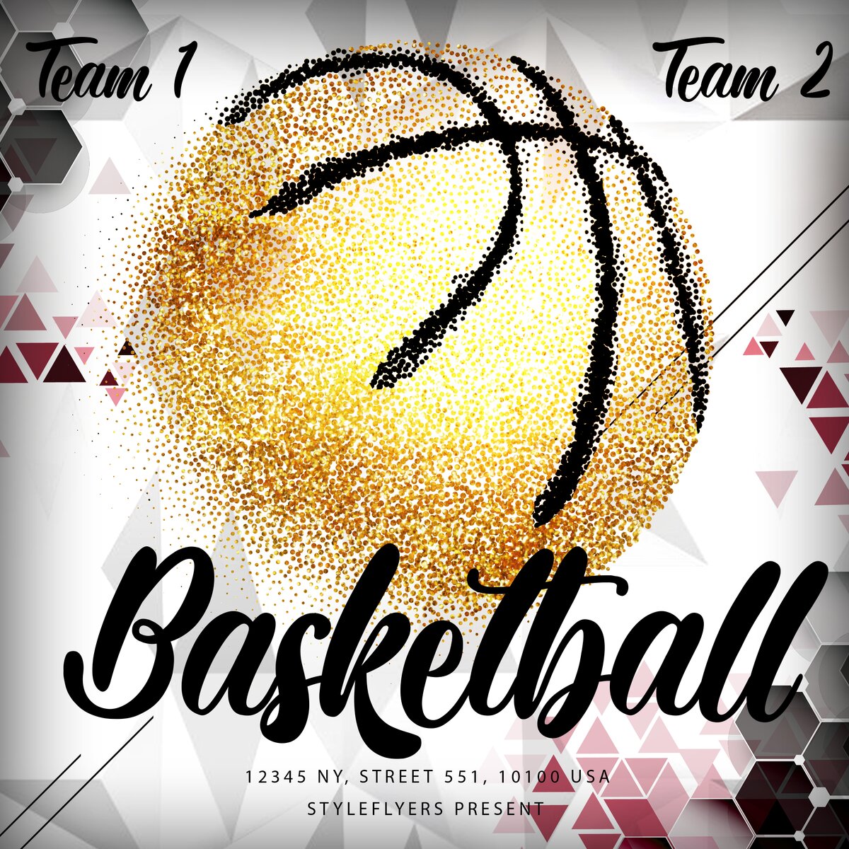 basketball PSD Flyer Template