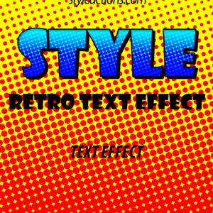 Crack Retro Text Effect