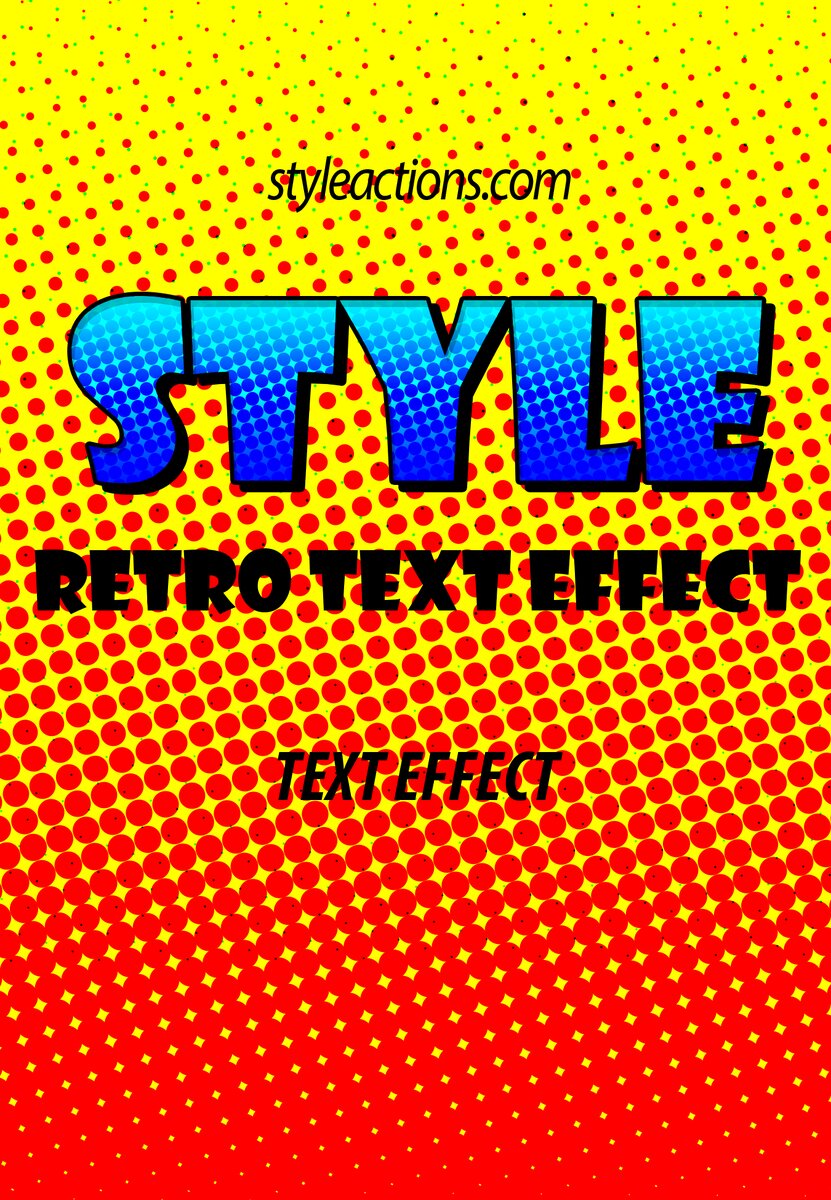 Crack Retro Text Effect