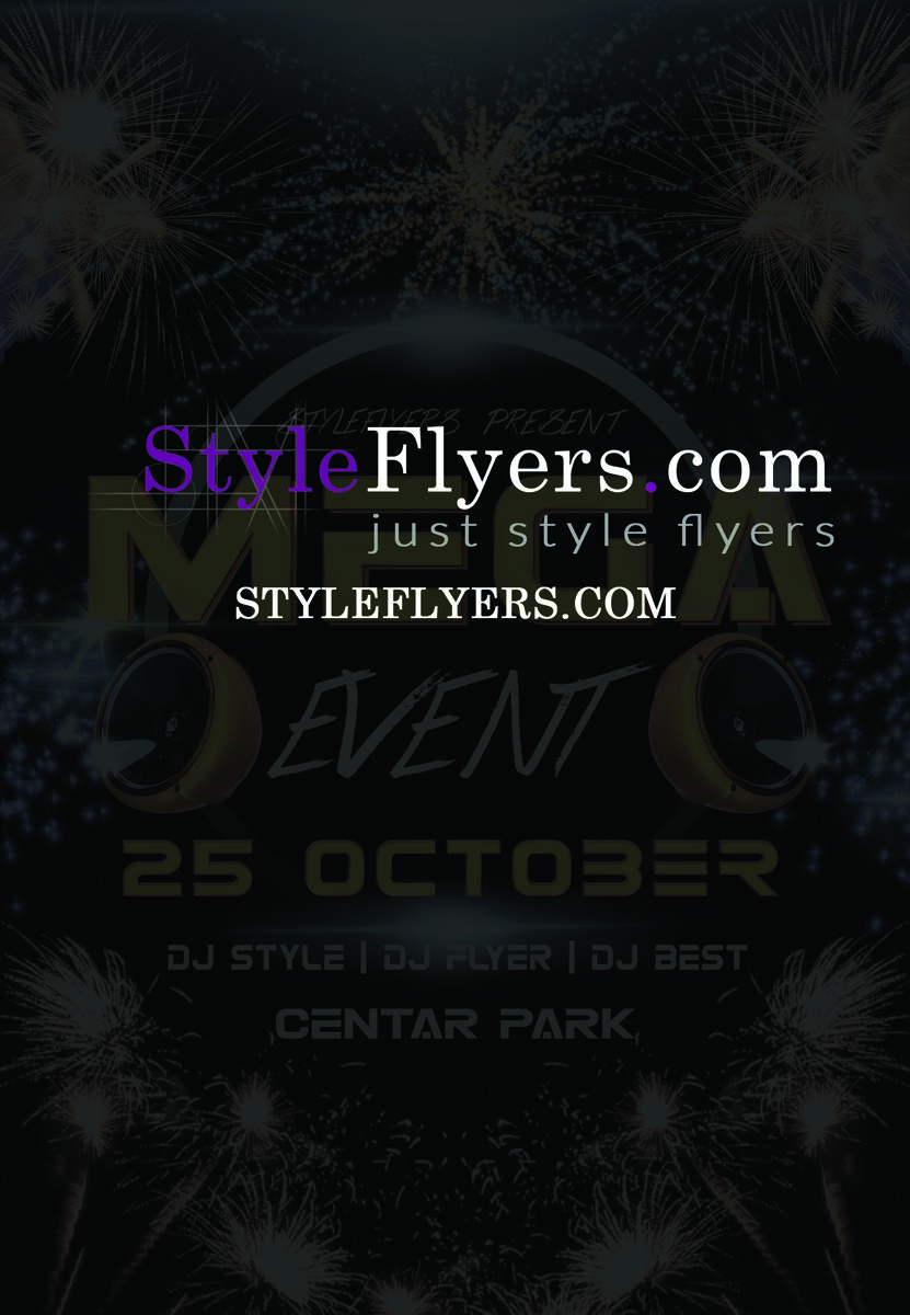 Mega Event PSD Flyer Template