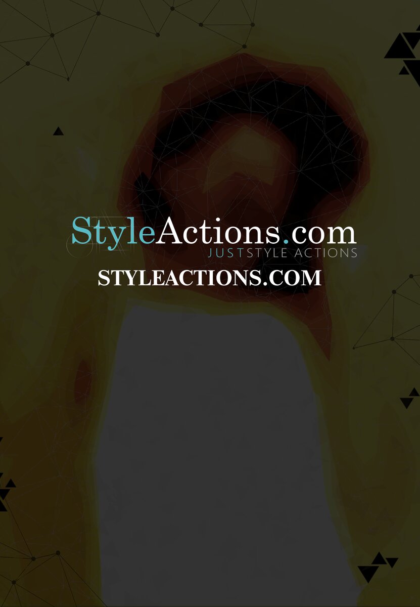 Geometric Polygon Photoshop Action