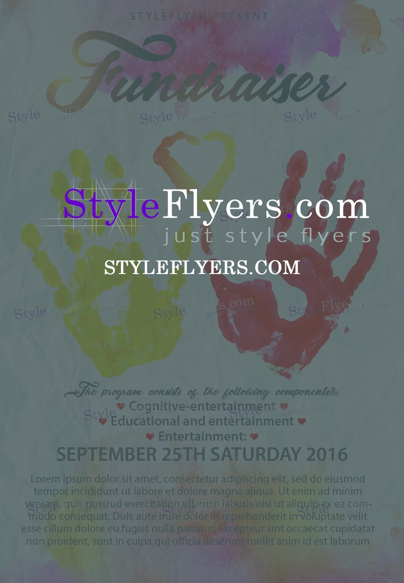 Fundraiser (сharity) PSD Flyer Template