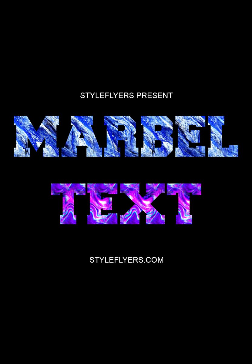 Marbel Text Effect Photoshop Action