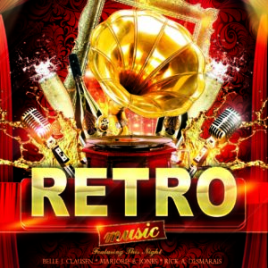 Retro PSD Flyer Template