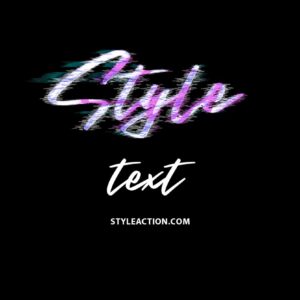 Glitch Text PS Action