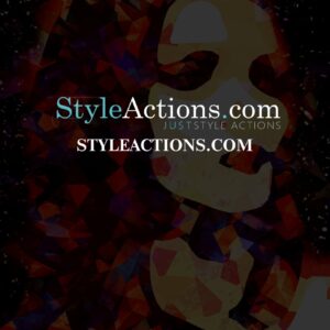 Abstract Low Poly Photoshop Action Pack