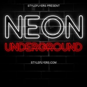 Neon Underground Photoshop Effect