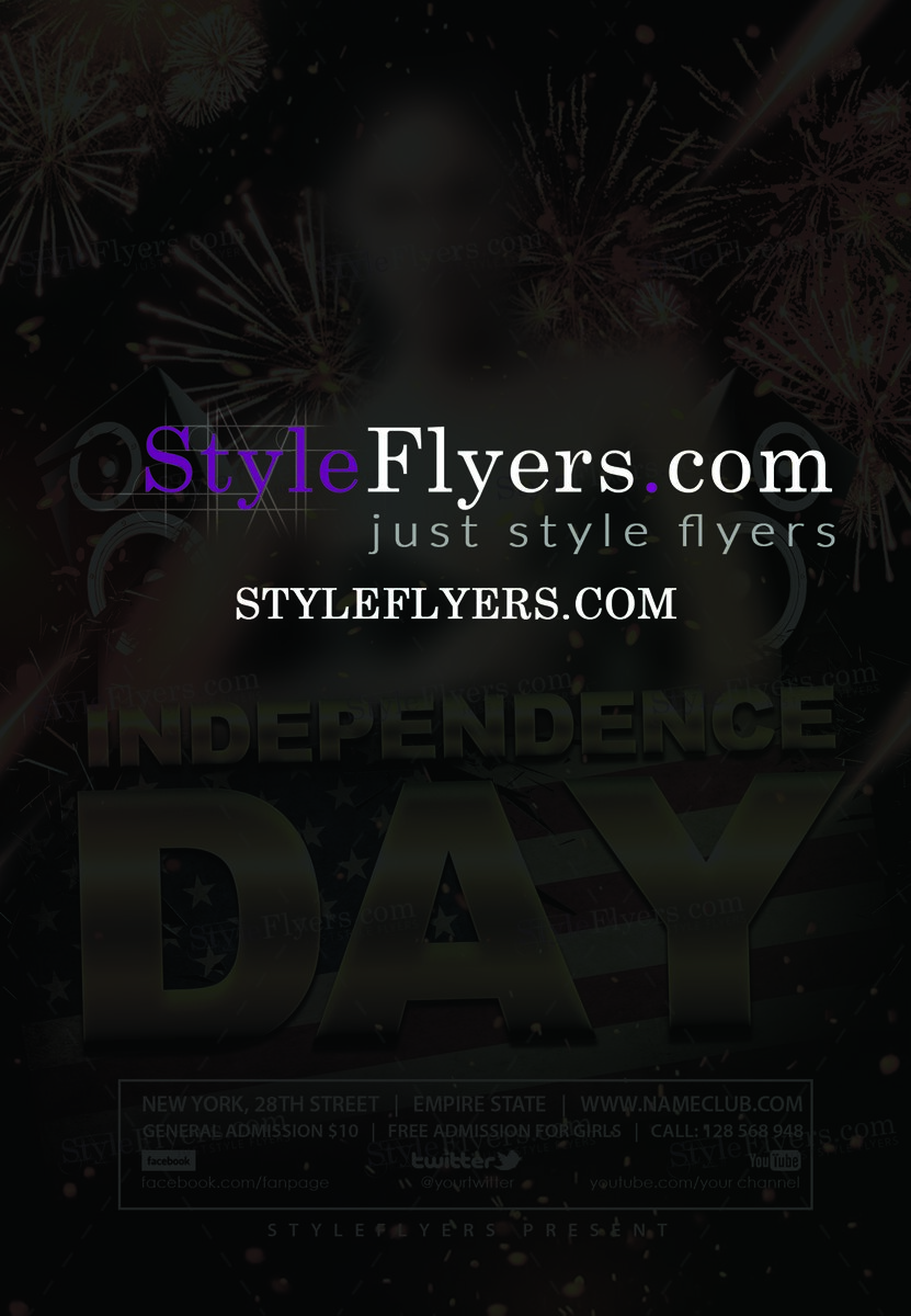 Independence Day PSD Flyer Template