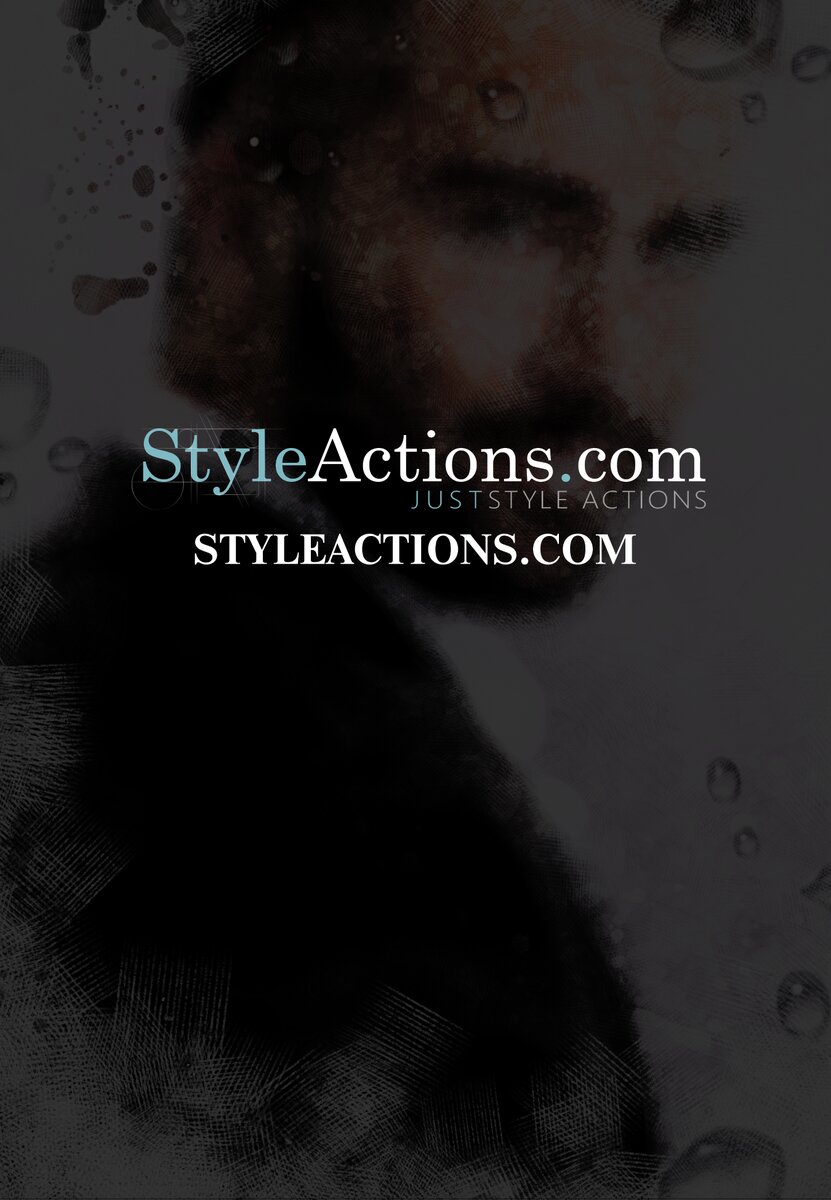 Water Drop Painting Photoshop Action