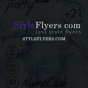 urban party PSD Flyer Template