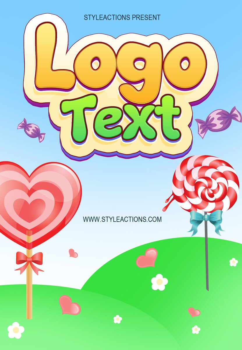 Logo Text Effect Photoshop Action