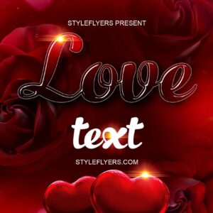 Love Text Effect Photoshop Action