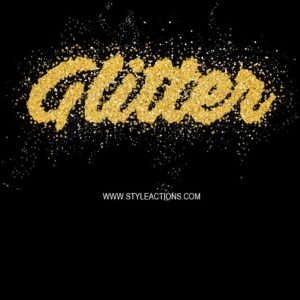 Glitter Style Photoshop Actions