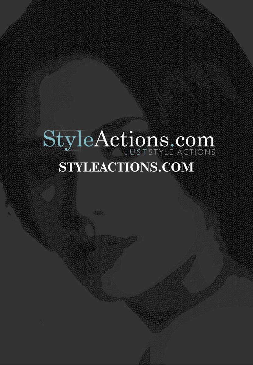 Engrave Photoshop Action