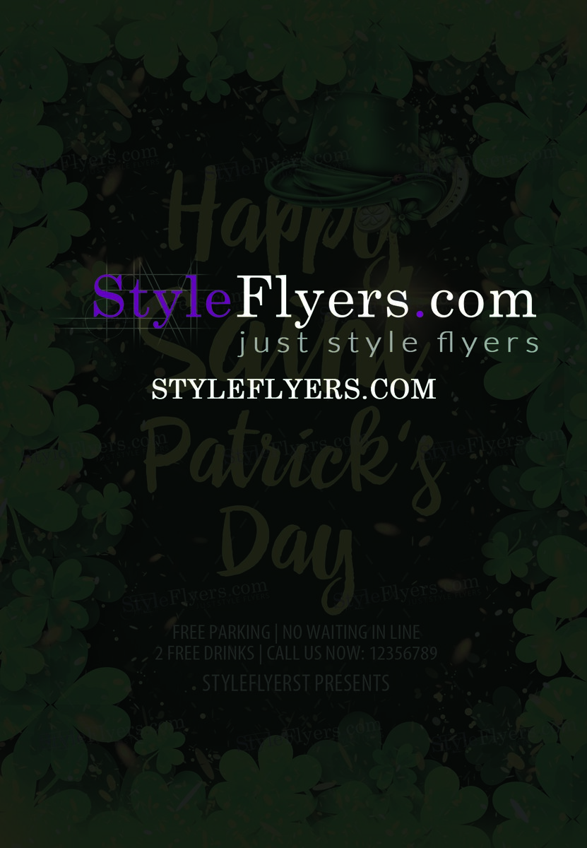 st. patrick's day PSD Flyer Template