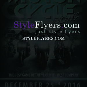 Motorcycle racing Sport Flyer