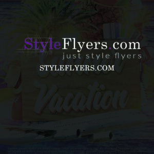 summer vacation PSD Flyer Template