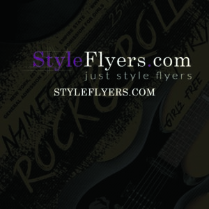 rock&roll PSD Flyer Template