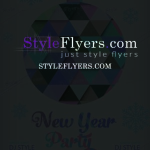 New Year Party PSD Flyer Template